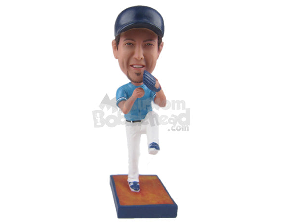 Custom Bobblehead Handsome Softball Pitcher About To Pitch The Ball Hard - Sports & Hobbies Baseball & Softball Personalized Bobblehead & Cake Topper Custom Bobblehead Handsome Softball Pitcher About To Pitch The Ball Hard - Sports & Hobbies Baseball & Softball Personalized Bobblehead & Cake Topper